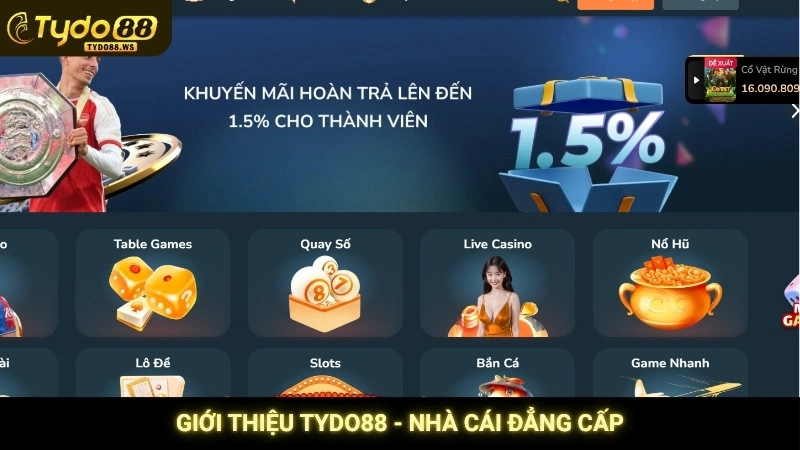 Giới thiệu Tydo88 - Nhà cái đẳng cấp
