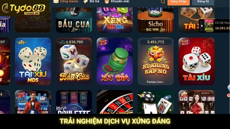 Trải nghiệm dịch vụ xứng đáng