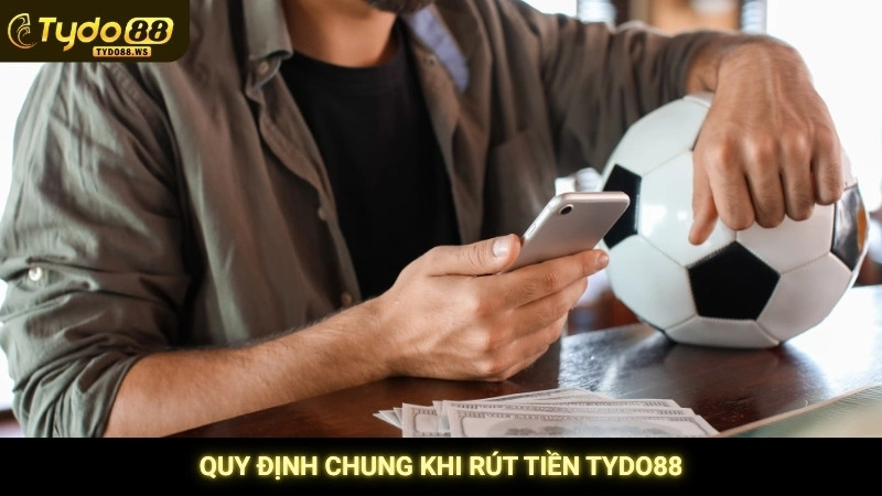 Quy định chung khi rút tiền Tydo88