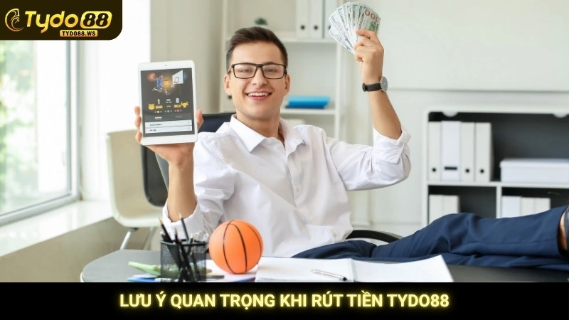 Lưu ý quan trọng khi rút tiền Tydo88
