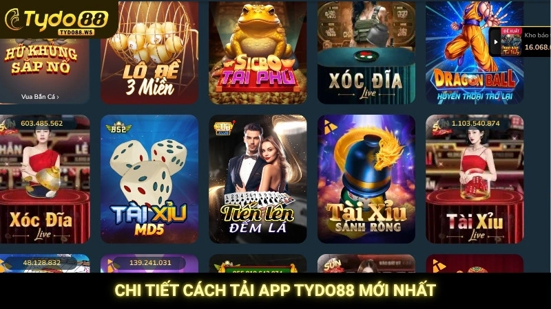 Chi tiết cách tải app Tydo88 mới nhất